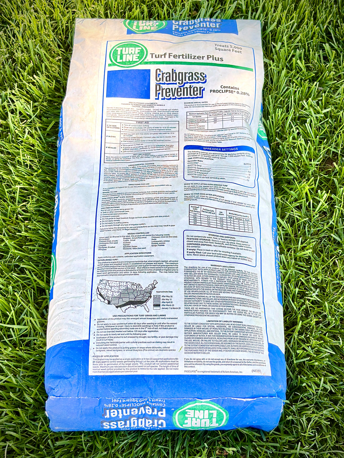 Turf Line Crabgrass Preventer Plus 22-0-8 Fertilizer