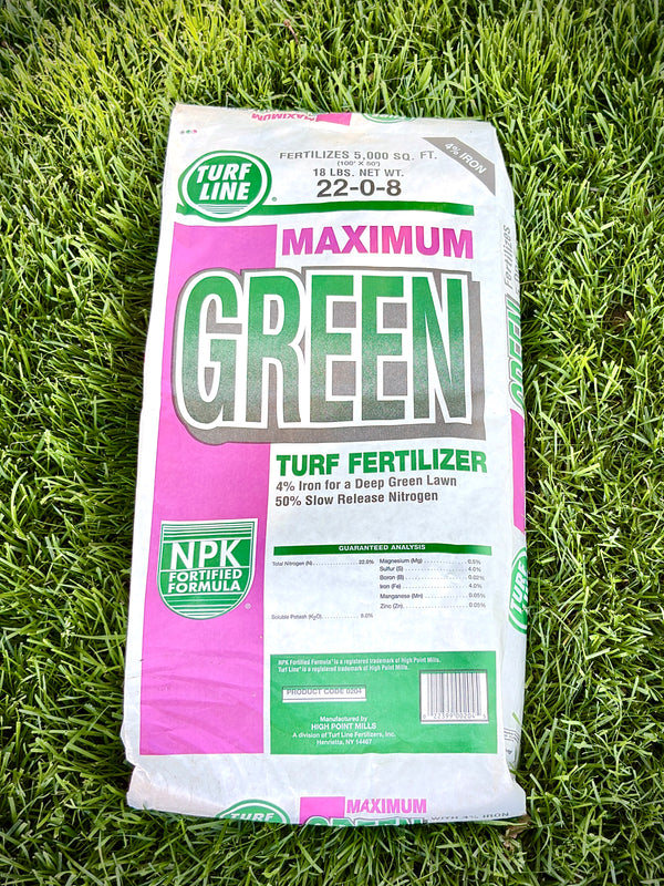 Turf Line Maximum Green 22-0-8 Turf Fertilizer