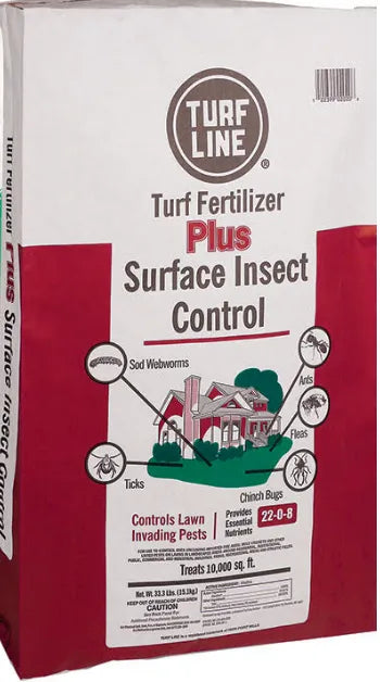 Turf Line Surface Insect Control + Fertilizer bag